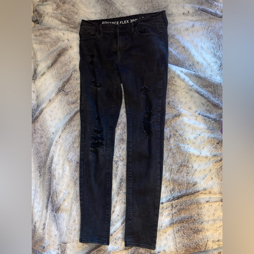 Arizona Jean Co. Advance Flex 360 Ripped Style Black Jeans